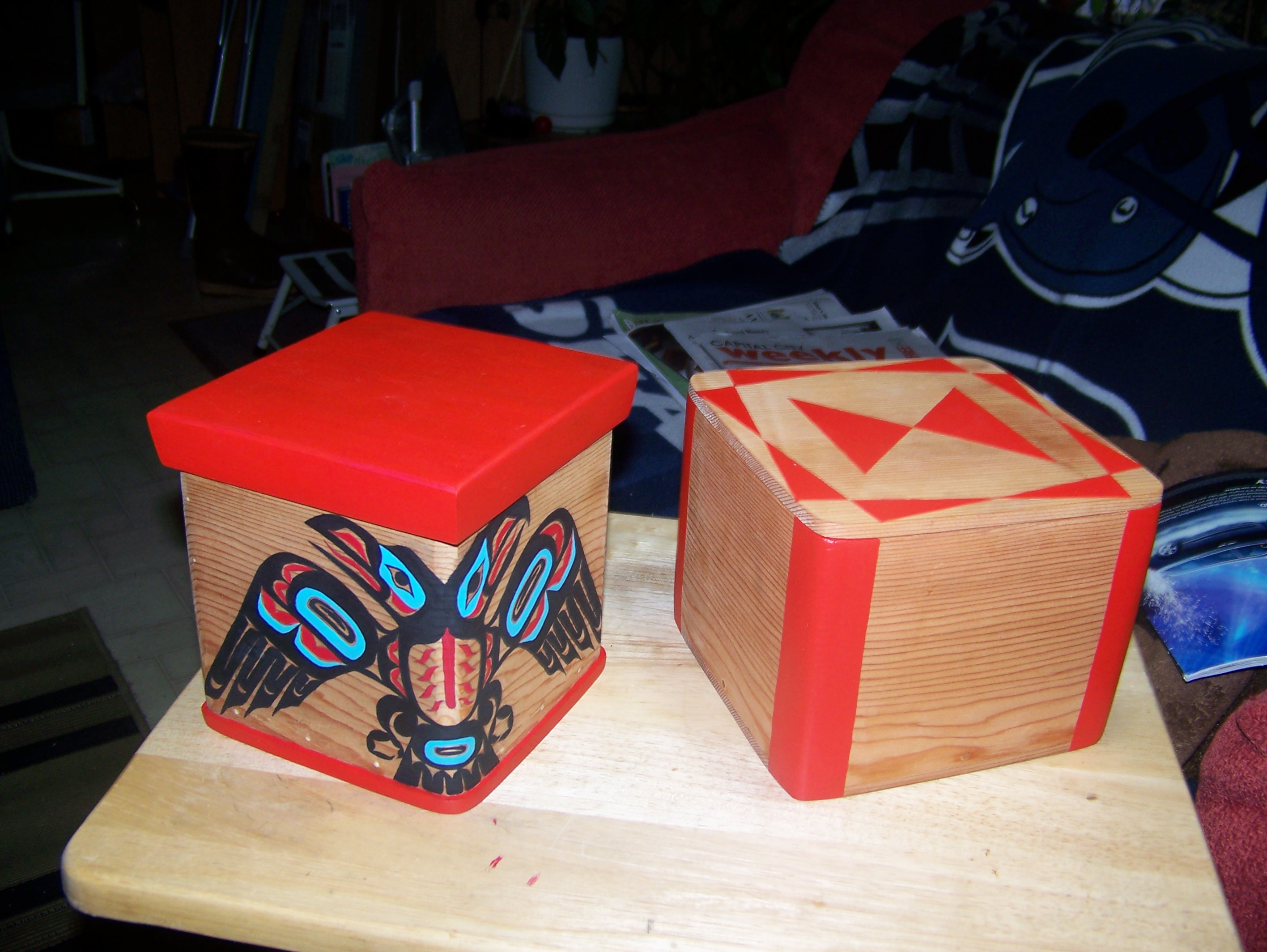 Tlingit formline boxes